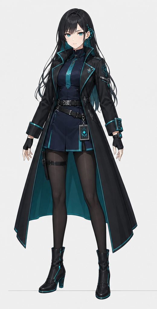 Aila Trace standing as the flagship AI-generated character IP for AI Cloud Lab.